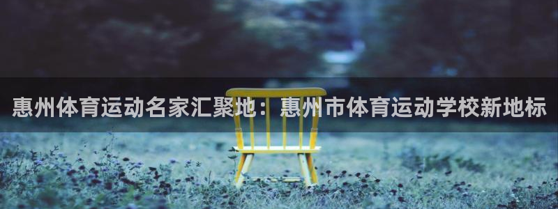 欧亿科技：惠州体育运动名家汇聚地：惠州市体育运动学校新地标